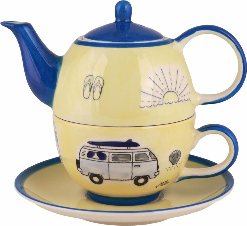 Mila Keramik Tee-Set Tea for One Outdoor