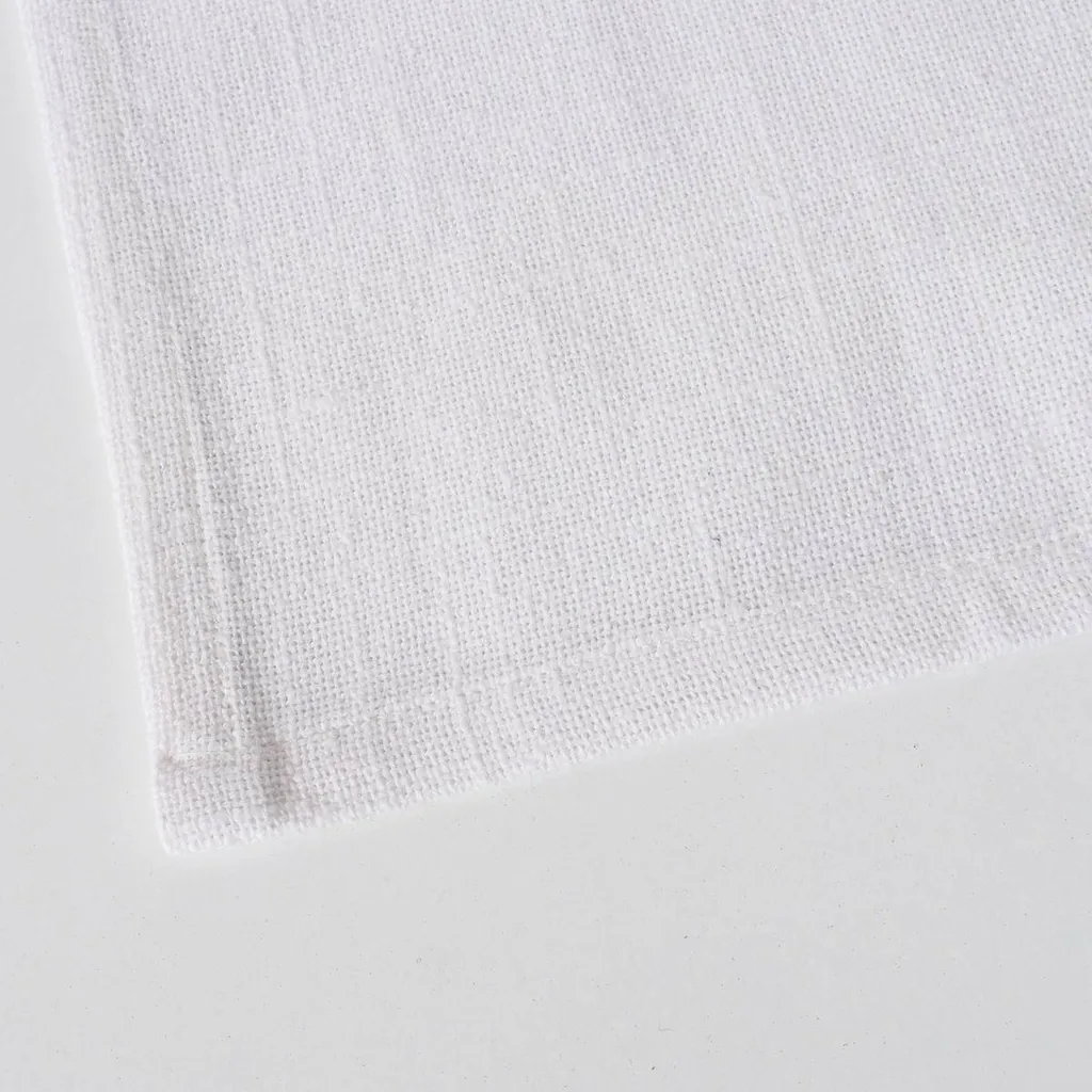 Lot de 4 serviettes de table en coton Lenea format carré 40x40 cm