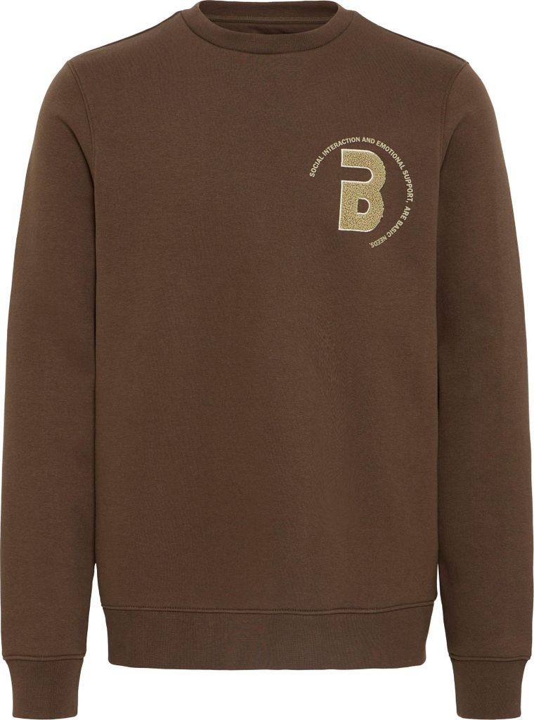 BLEND Langärmliges Shirt mit Rundhals und gestreiftem Muster Größe: XXL