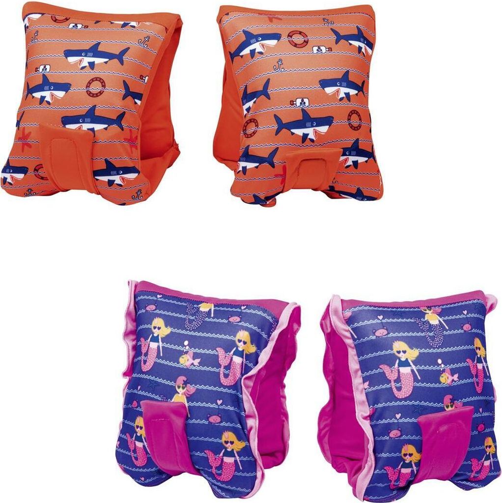 Bestway Swim Safe Schwimmflügel mit Textilbezug (S/M), 1-3 Jahre 38 x 14 cm, sortiert