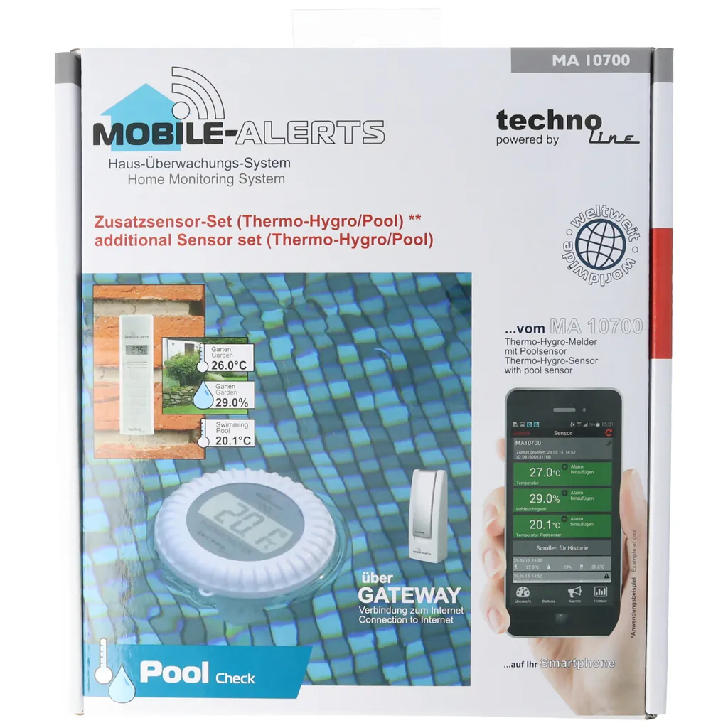 Kit Monitoraggio Piscina Smart MA 10700 con Ripetitore MA 10702