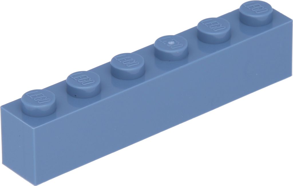 Lego 100 Stück 3009 Stein Brick 1x6 Part Basic Steine 100 Sandblau