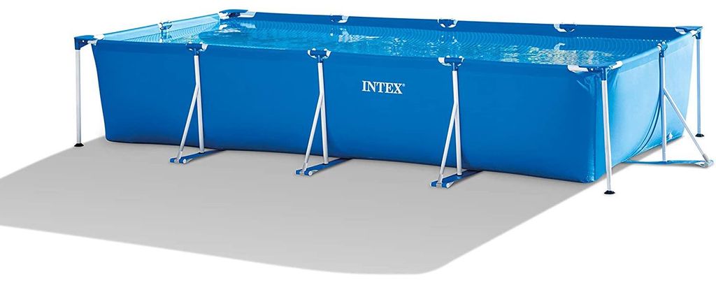 INTEX 28274GN Frame Pool Set rechteckig 450 x 220 x 84 cm Produktbild 