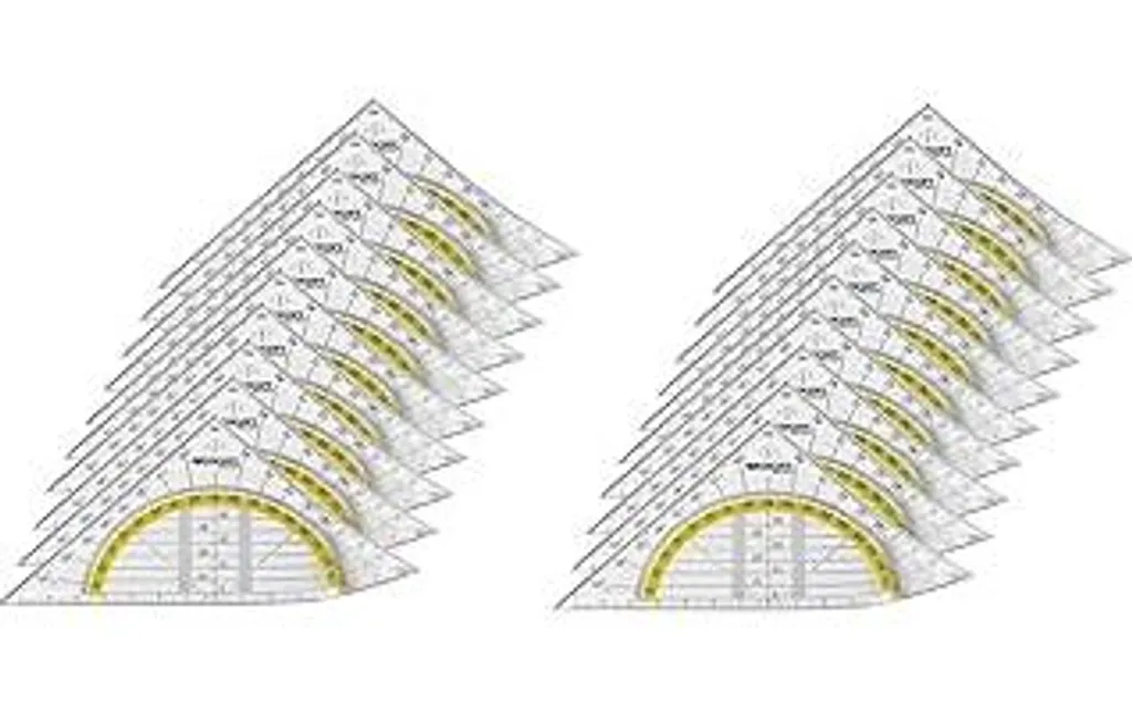 Westcott E-10132 00-I Squadra Geometrica Infrangibile 14cm 20 Pezzi
