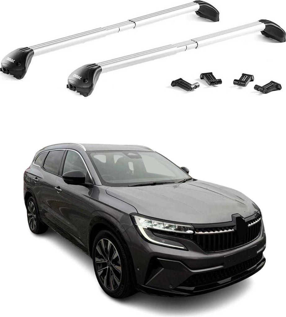 Barres de toit transversales pour Renault Espace 2023-2025 Image du produit 
