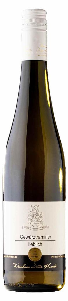Weinhaus Dieter Kuntz, Gewürztraminer lieblich 2020 Produktbild 