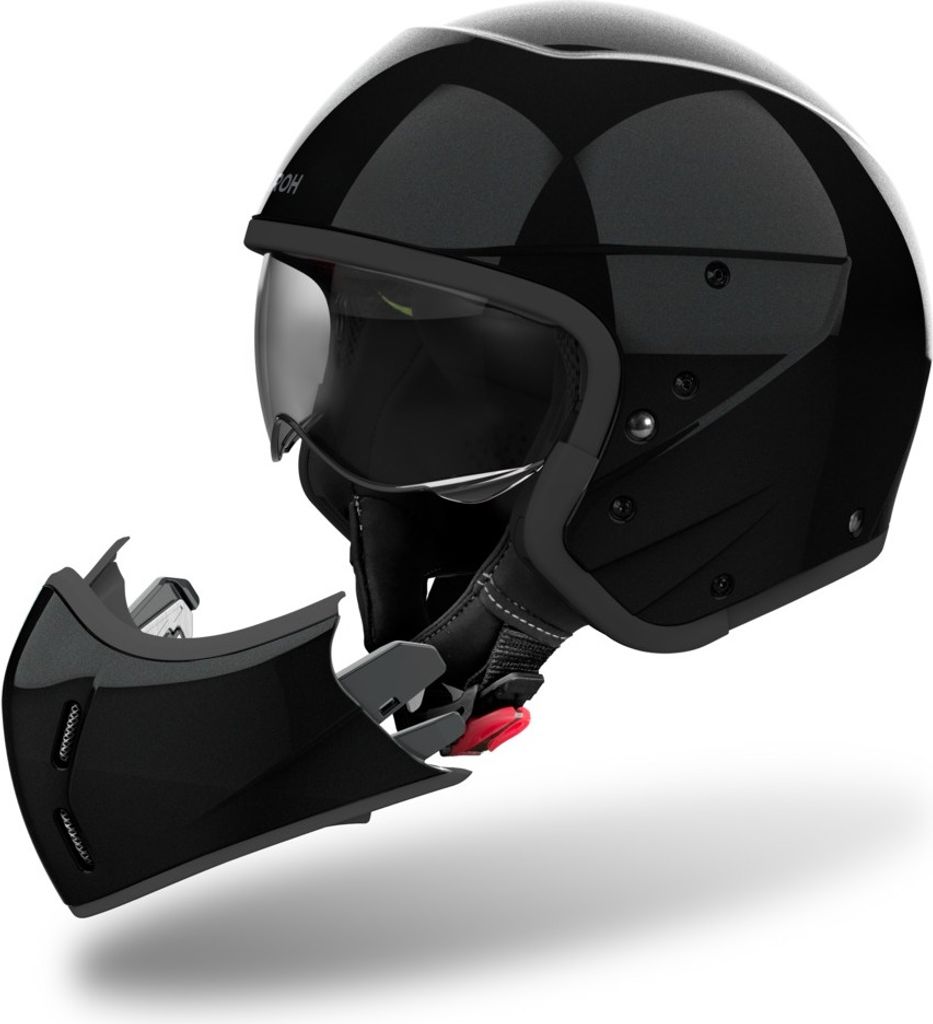 Convert Helm Crosshelm Schutzhelm Motorradhelm Quad AIROH J110 Schwarz Größe M