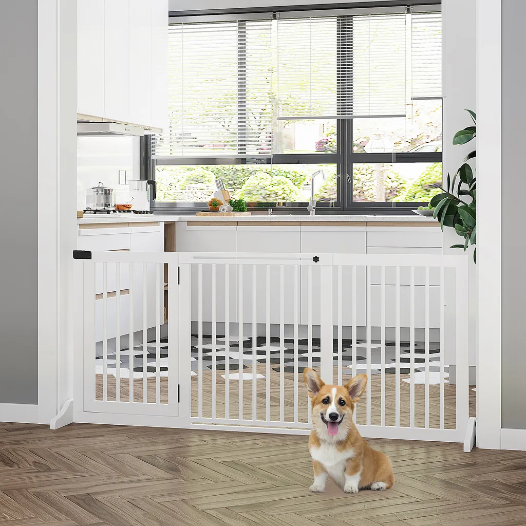 Barrière chien sans perçage pour grands passages longueur modulable - 2