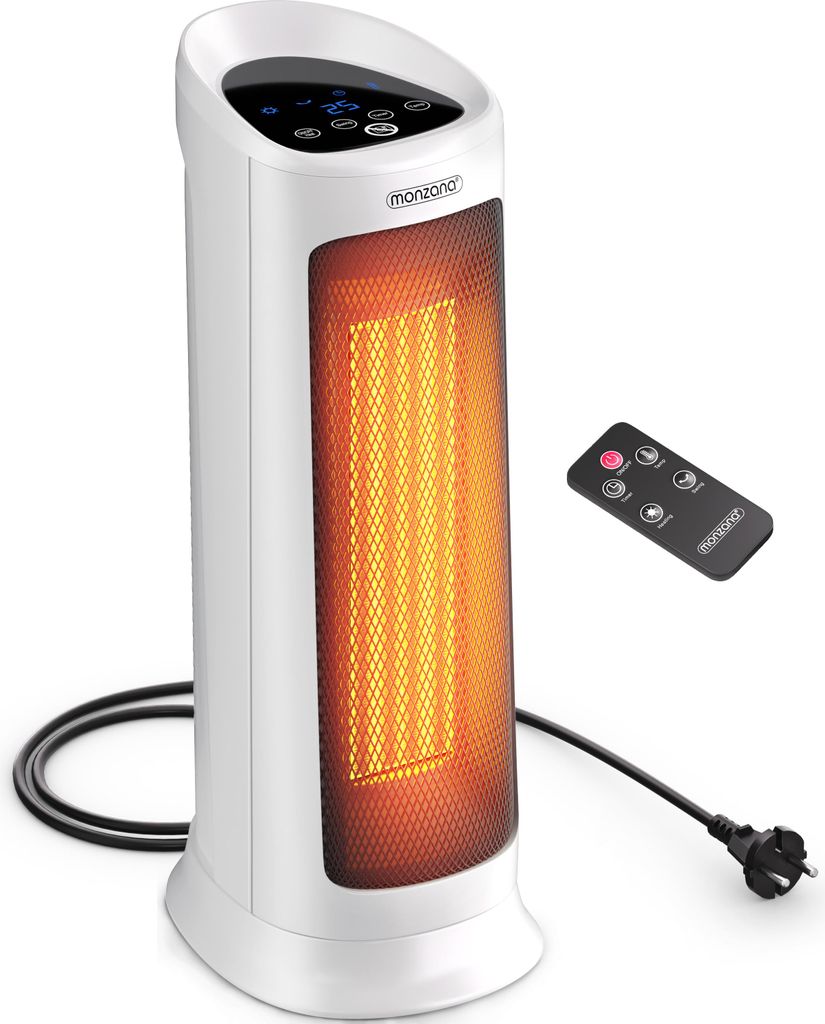 Radiateur soufflant céramique 2000W blanc 4 modes 15-40°C Image du produit 