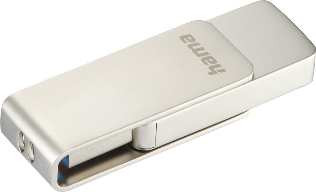 Hama USB-Stick Rotate Pro, USB 3.0, 32GB, Silber