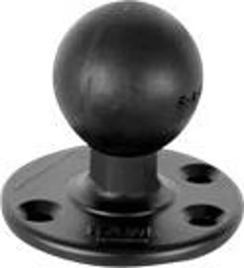 Plaque de base ronde avec boule de 2,25 pouces pour support robuste - 3