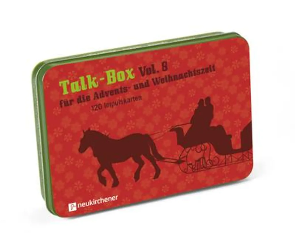 Jeu de Cartes Talk-Box Avent : Questions et Réflexions pour Noël