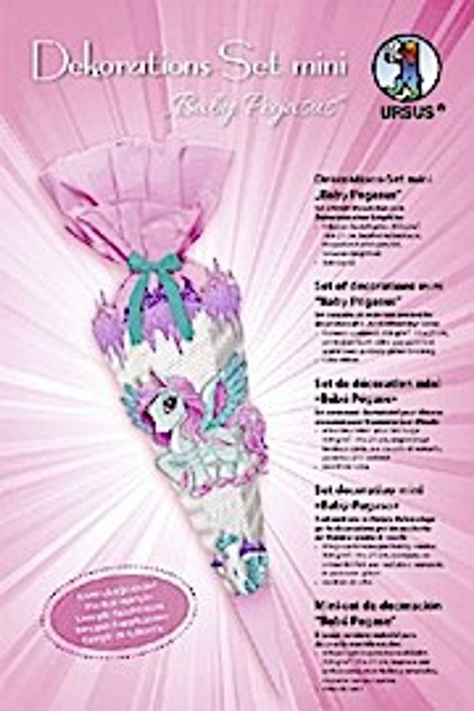 Ursus DEKO-SET SCHULTÜTE EASY LINE MINI "BABY PEGASUS"