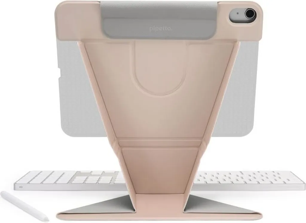 Housse iPad Air 11 Origami No6 Rose : Support 5-en-1 et Veille Auto