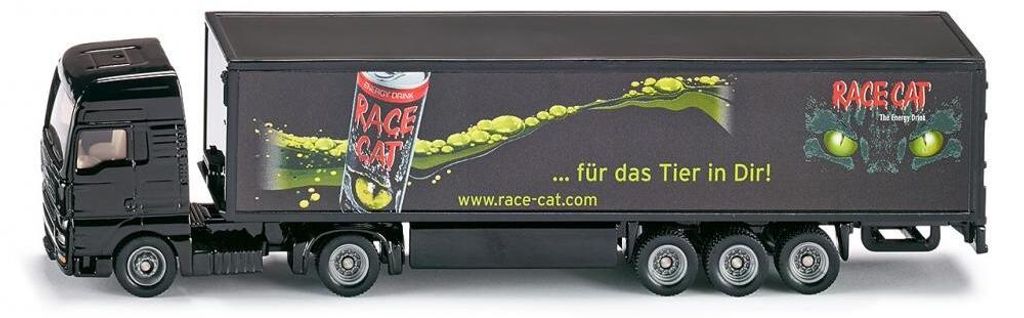 Siku semi-remorque à fourgon voiture jouet noire ; 1627 Image du produit 