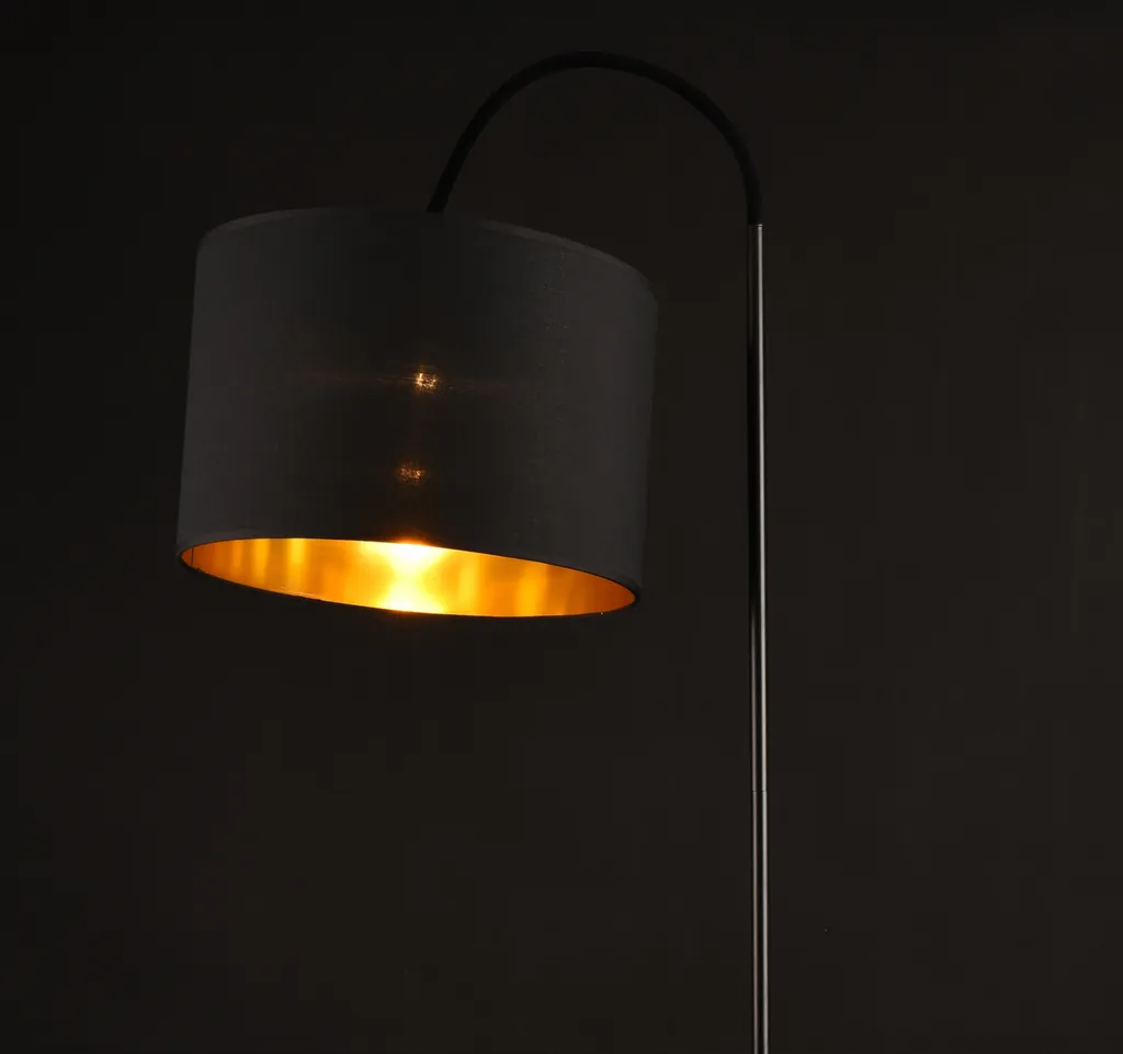 Lampadaire Toledo Noir 173cm : Solution Éclairage Directionnel Métal