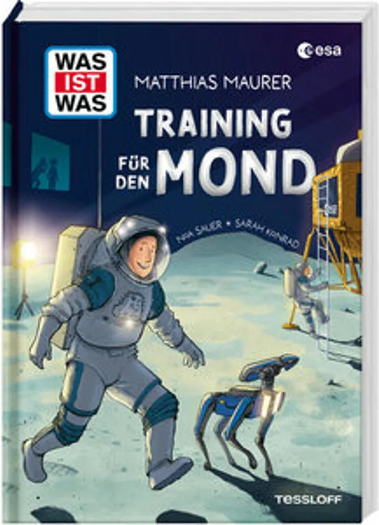 Livre documentaire pour enfant WAS IST WAS - Entraînement pour la Lune
