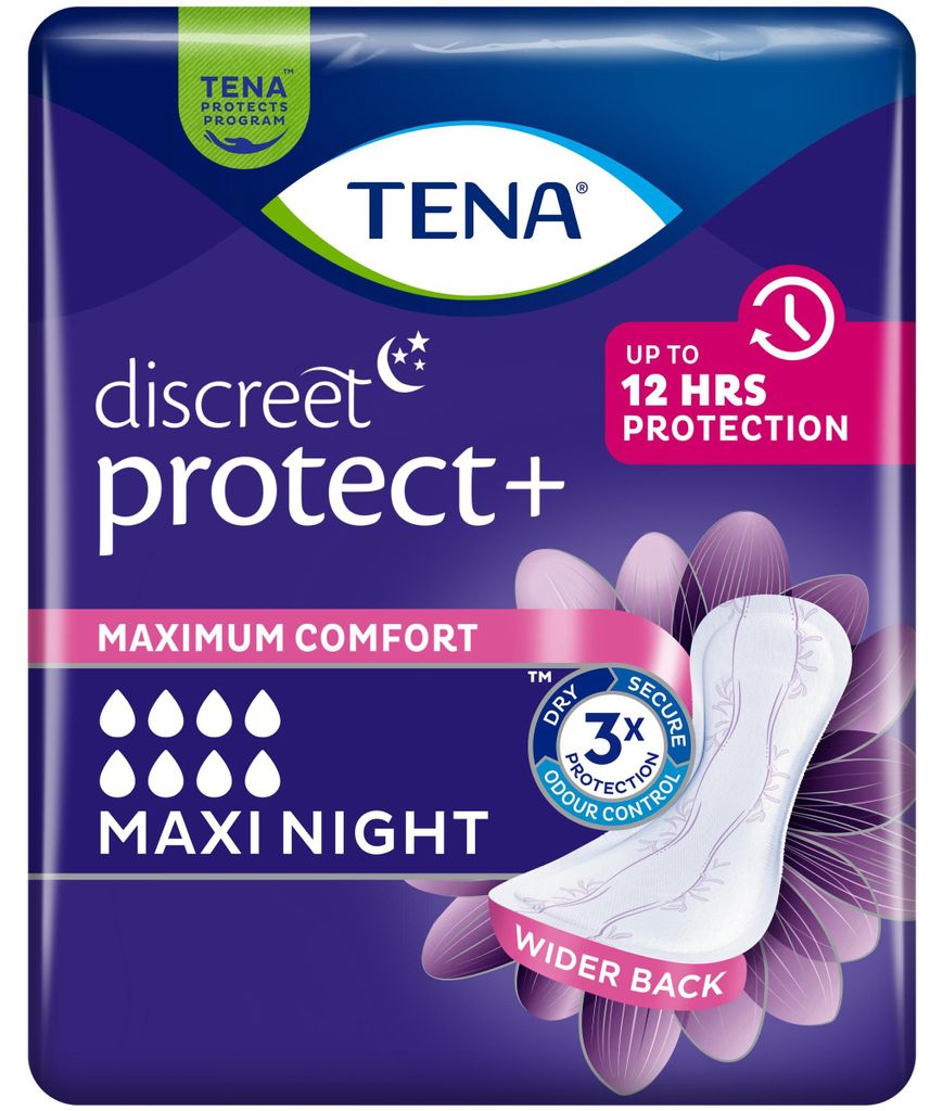 Tena Discreet Maxi Night - 1 paquet de 12 protections Image du produit 
