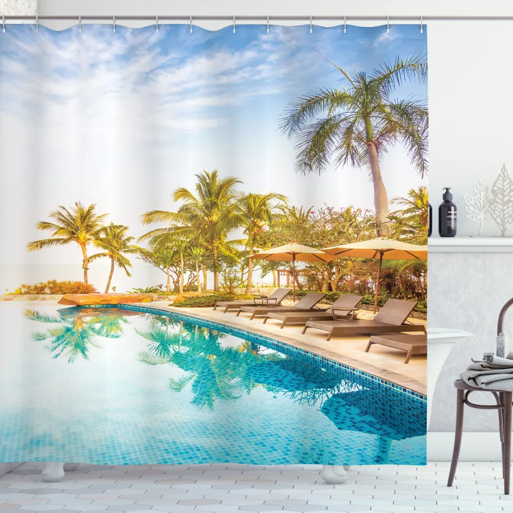 Recensione Tenda Doccia ABAKUHAUS: Lusso Tropicale a Casa Tua