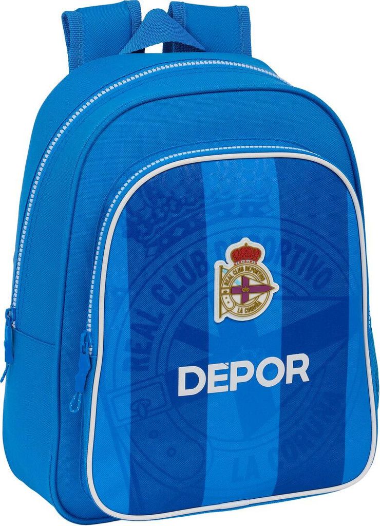 Safta Childish Real Deportivo De La Coruña 10l 27x33x10 Cm Rucksack Blau Kinder Blau One Size