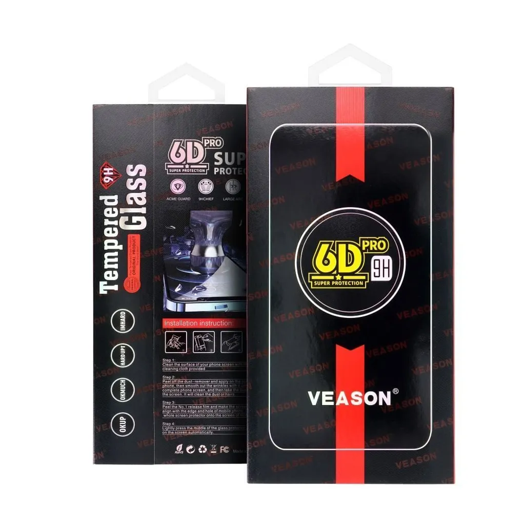 Vetro Temperato Samsung A25 / A24 4G Veason 6D Pro - Nero Full Glue