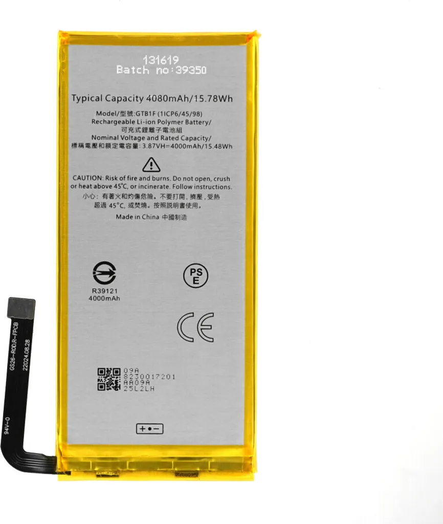 Ricambio Batteria Pixel 5 GTB1F Originale 4080mAh | Zero Cicli Nuova