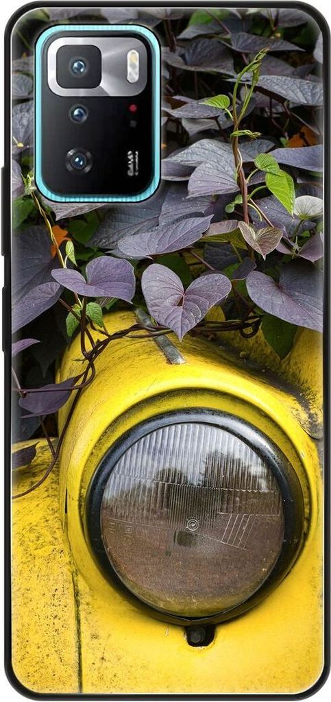 König Design Hülle kompatibel mit Xiaomi Poco X3 GT Kunststoff Soft Handyhülle - Handy Case Altes Auto