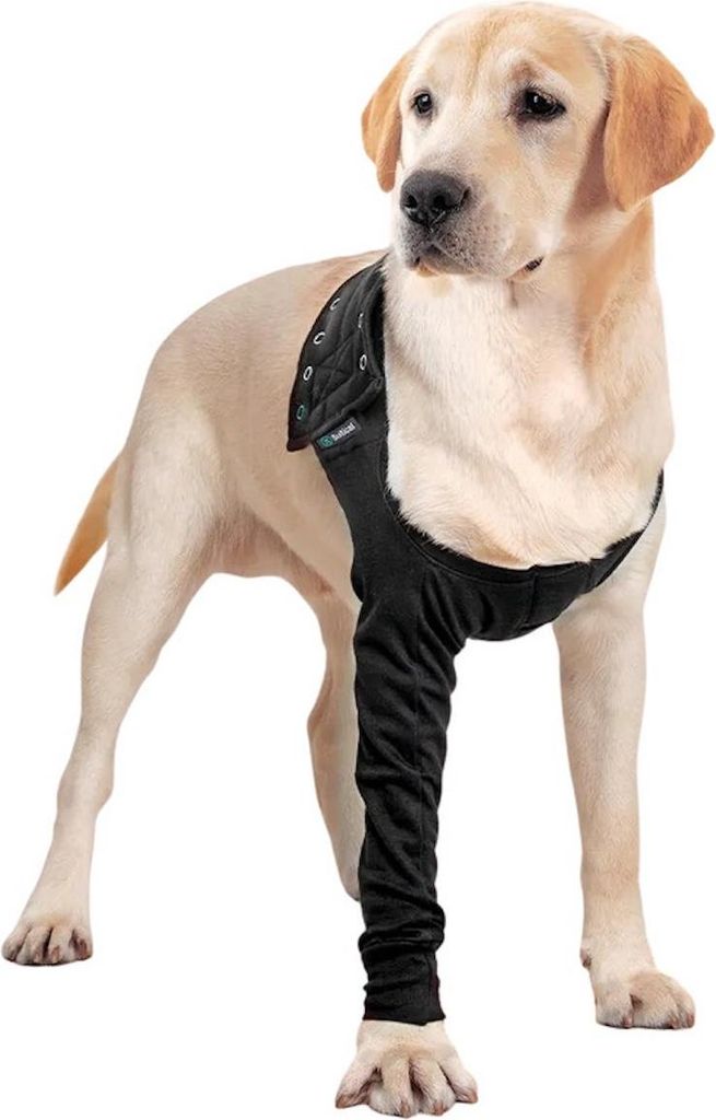 Suitical Recovery Front Leg Single Sleeve Dog schwarz, Größe: M