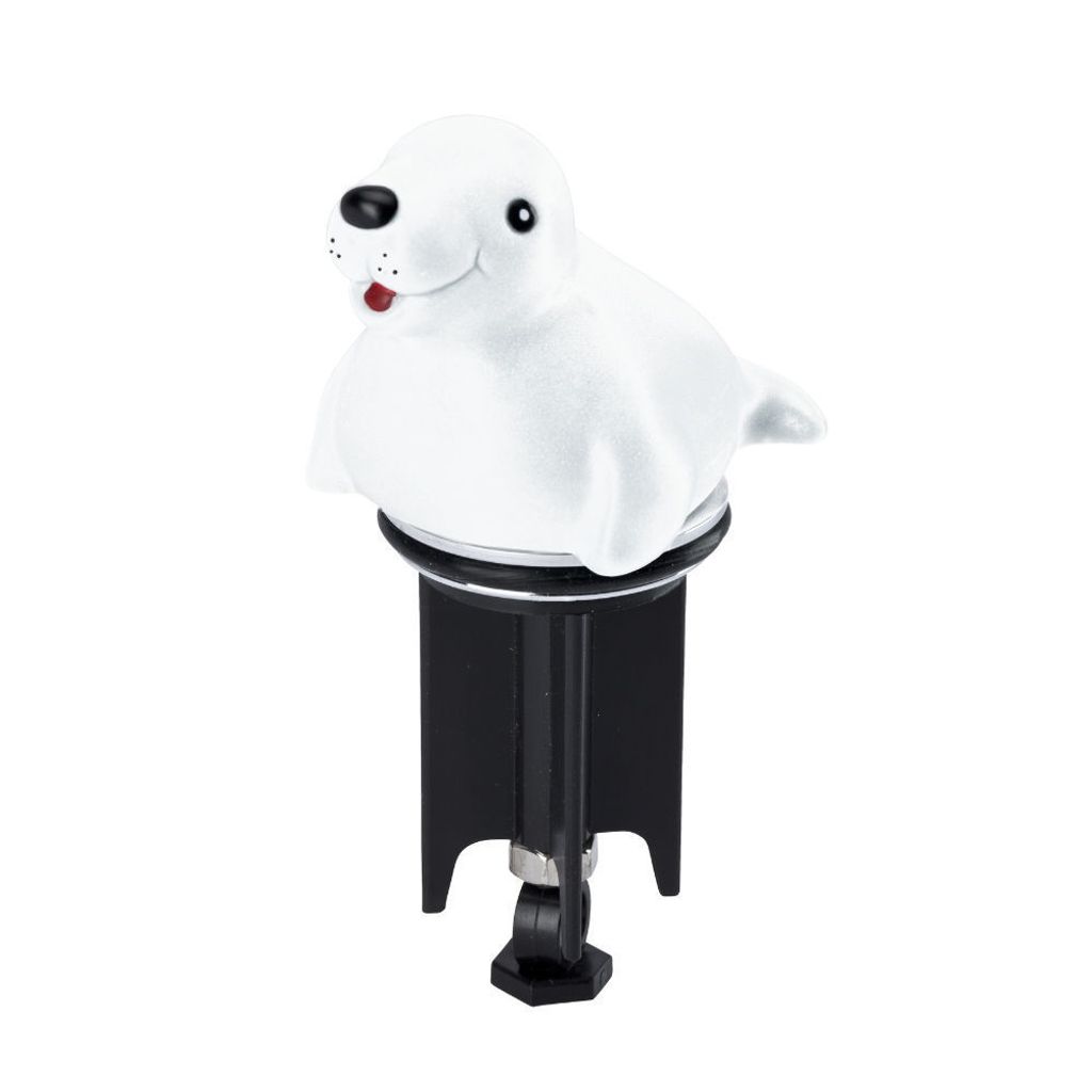 Waschbeckenstöpsel Pluggy® 3D Robbe Produktbild 