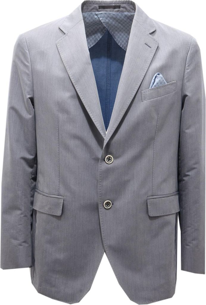 2212AG giacca uomo BORDONI grey/light blue jacket man
