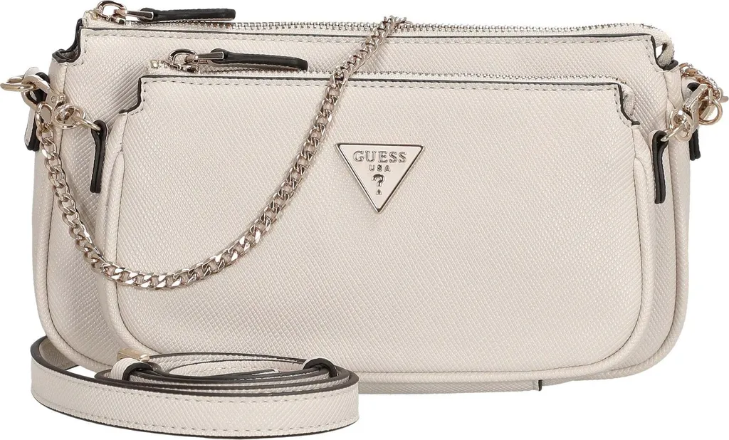 Sac à bandoulière GUESS Noelle II Bone Beige-26 Chic et Intemporel