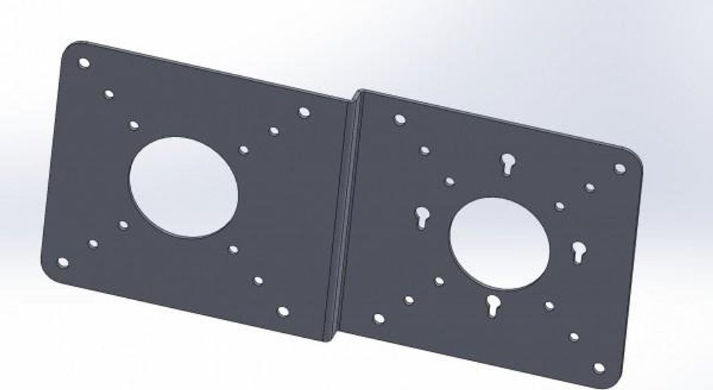 ALLNET VESA_MINIPC_PLATE, Schwarz Produktbild 