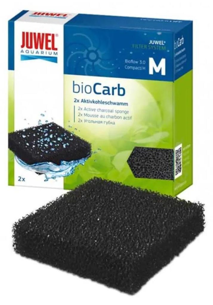 bioCarb M (Compact) - Aktivkohleschwamm Immagine del prodotto 