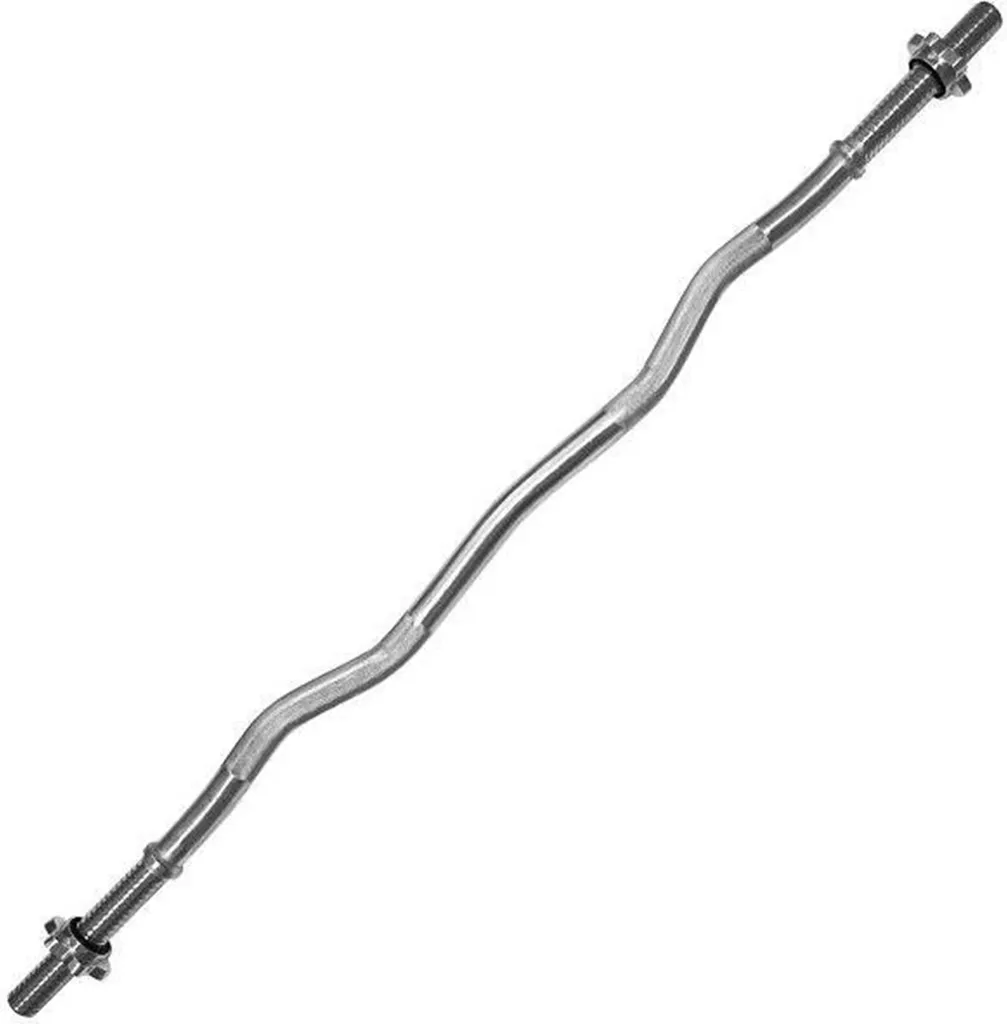 Barre d'haltérophilie ergonomique 120cm LIFEFIT® contre mal de poignet
