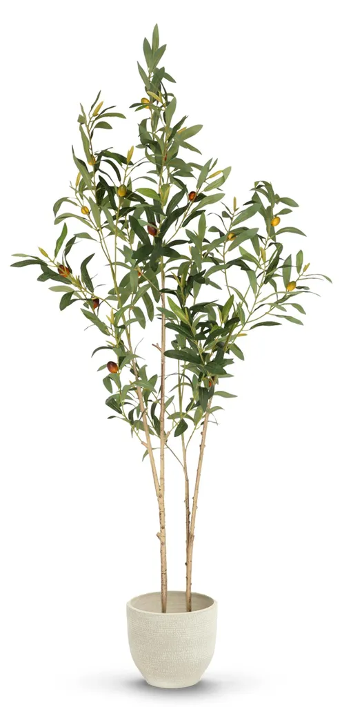 Arbre artificiel type Olivier 150 cm - Plante décorative grand format