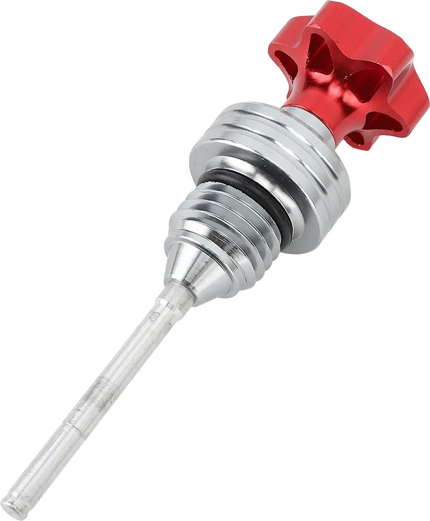 Misuratore Livello Olio Moto 11cm Alluminio Rosso ATV 125CC