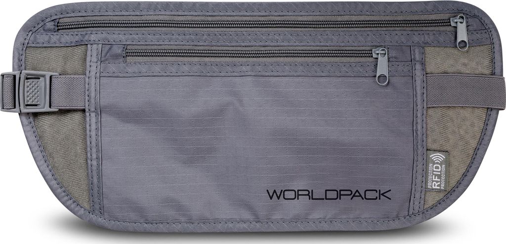 Torba biodrowa z zabezpieczeniem RFID WORLDPACK * Zdjęcie produktu 