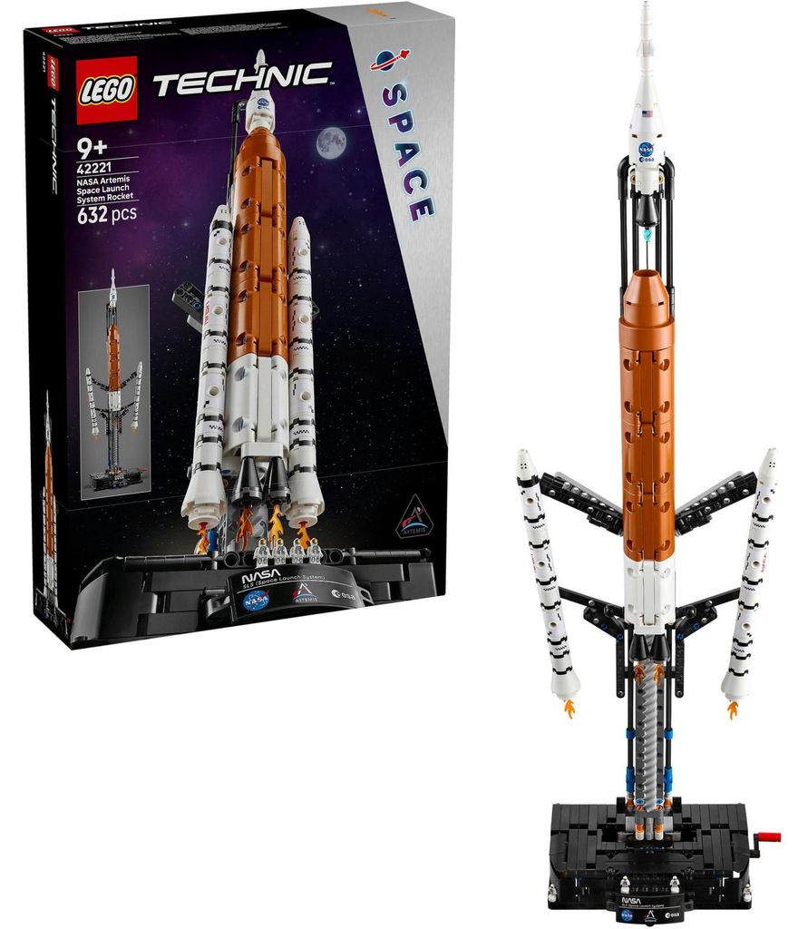 LEGO 42221 Technic NASA Artemis SLS-Schwerlastrakete Immagine del prodotto 