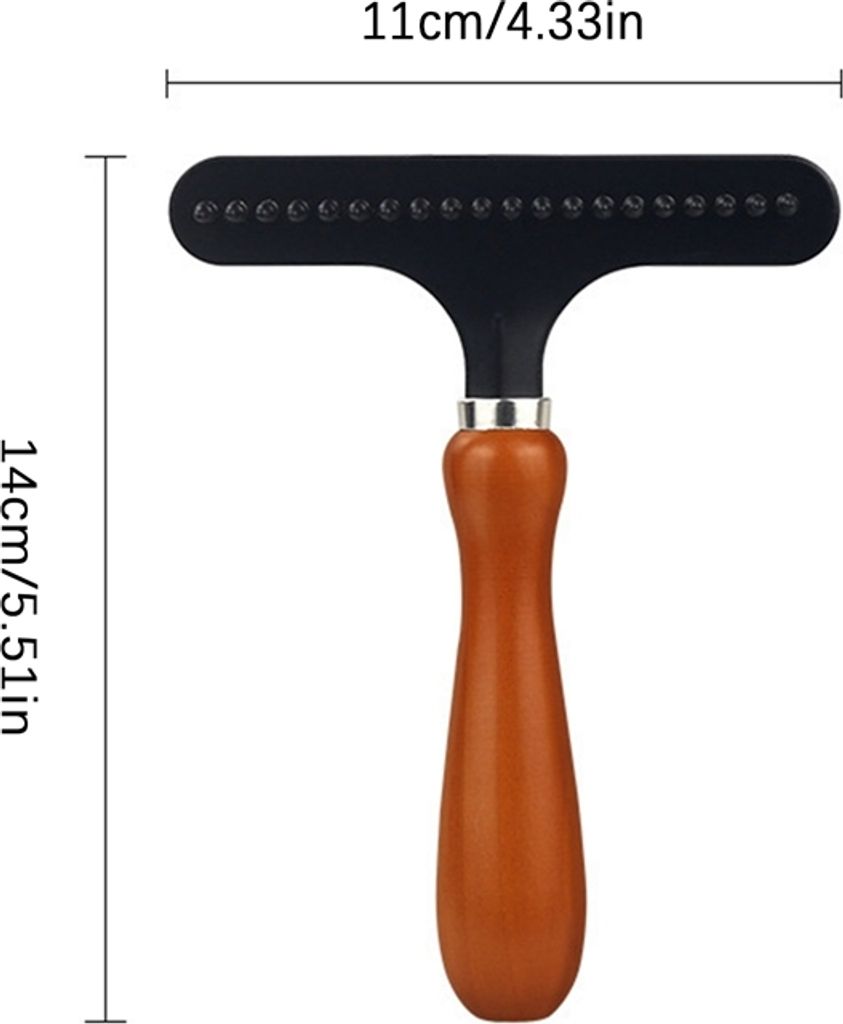 Tierhaarentferner 3-teilig – Teppichrechen Mit Verstellbarem Griff, Handschuh & Kurzstiel Für Sofa, Auto & Teppich