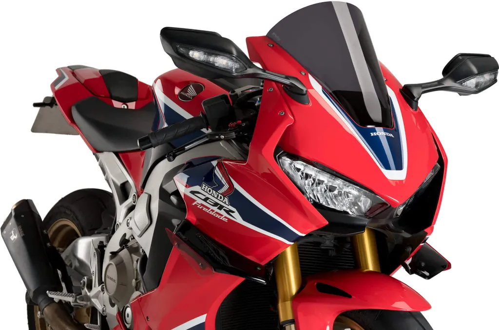 Bulle PUIG R-Racer Fumé Foncé pour Honda CBR 1000 RR SP SP2 Fireblade