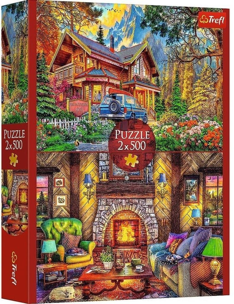 Trefl PUZZLE 2x500 Wycieczka w góry 37534 Zdjęcie produktu 