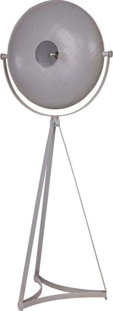 BePureHome Geblasene Stehlampe Metall Grau