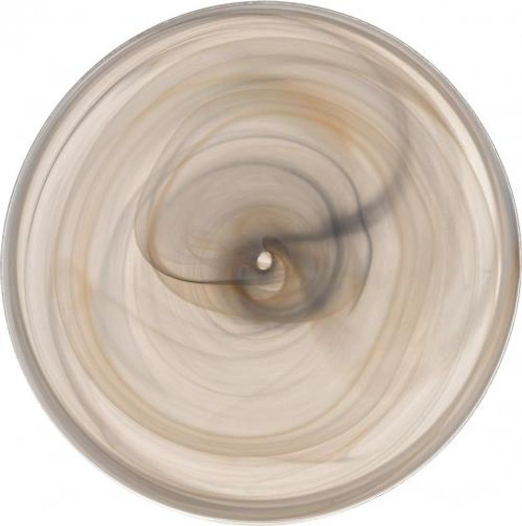 Leonardo Teller Alabastro, Speiseteller, Dekoteller, Glas, Beige / Schwarz, Ø 18 cm, 026789