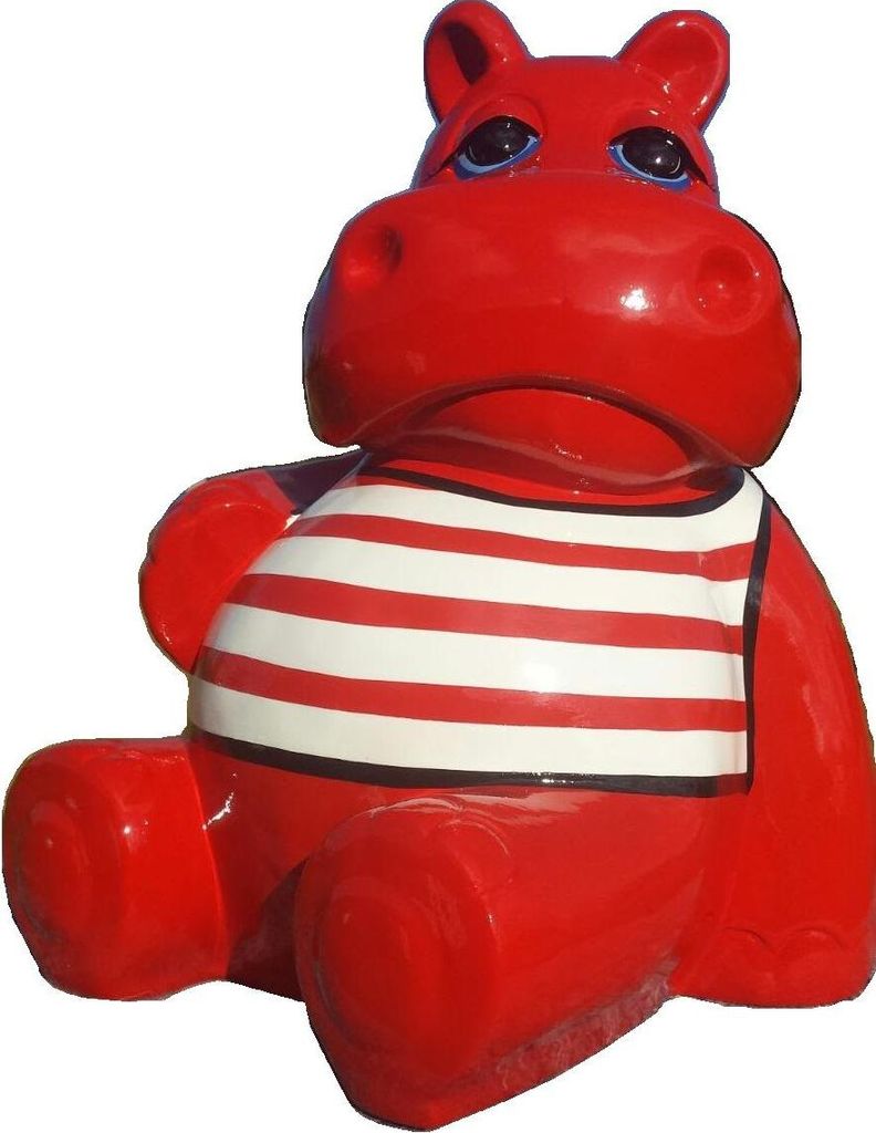 Dinosaurier Figur aus Beton in natürlichem Farbton robustes Design