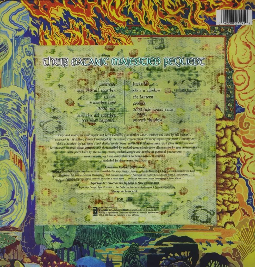 Rolling Stones Their Satanic Majesties Request Vinyle 180g Audiophile