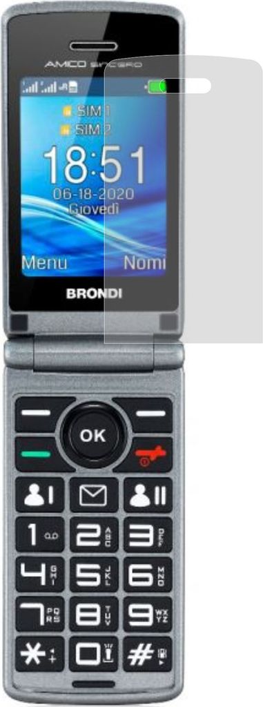 Brondi Amico Sincero 2x Premium Panzerfolie 7H Schutzfolie Produktbild 