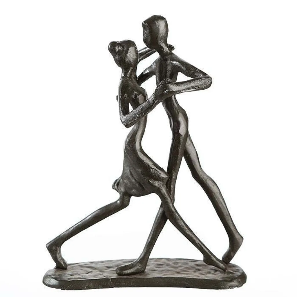 Statue Déco Danse pour Intérieur Design - Sculpture en Fer Bruni 17 cm - 6