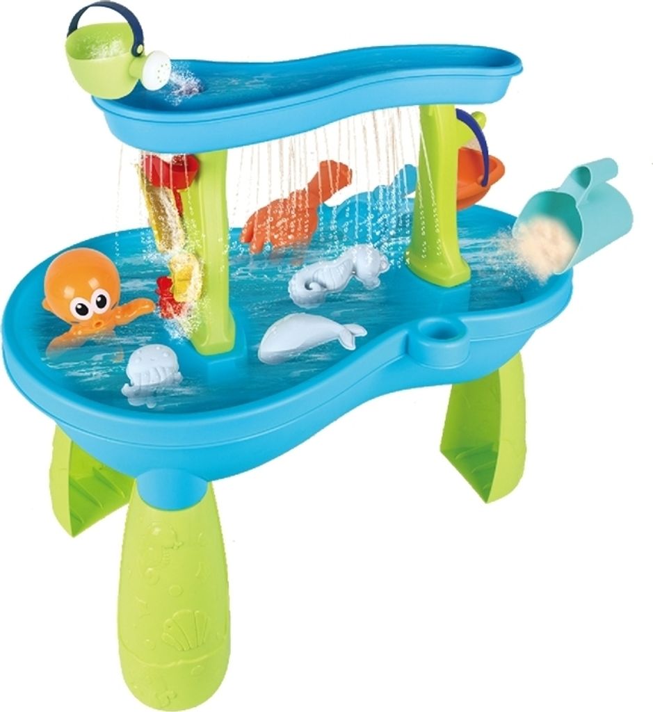 Woopie Octopus Wassertisch mit 18 Zubehörteilen Produktbild 