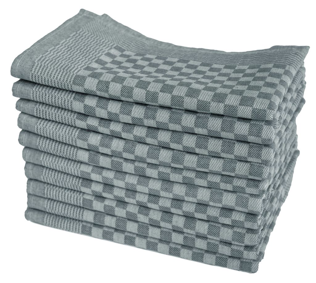 10er Pack Grubentücher 50x70 cm petrol Küchentücher Geschirrtücher Grubentuch