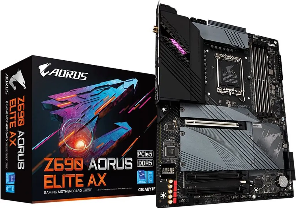 Gigabyte Z690 AORUS ELITE AX : DDR5 Haute Vitesse et Connectivité M.2